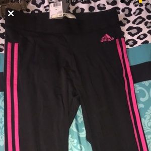 Pink Striped Adidas Pants